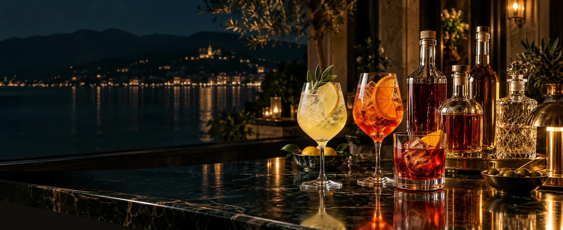 Aperitivo by the lake